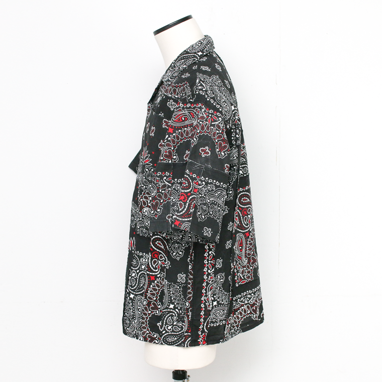 redad  made in USA Bandana Remake Shirt Black