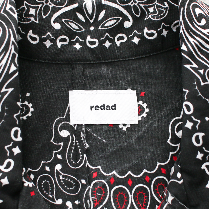 redad  made in USA Bandana Remake Shirt Black