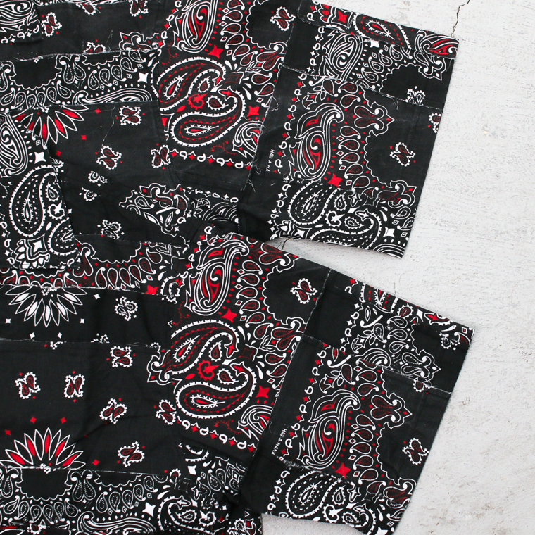 redad  made in USA Bandana Remake Shirt Black