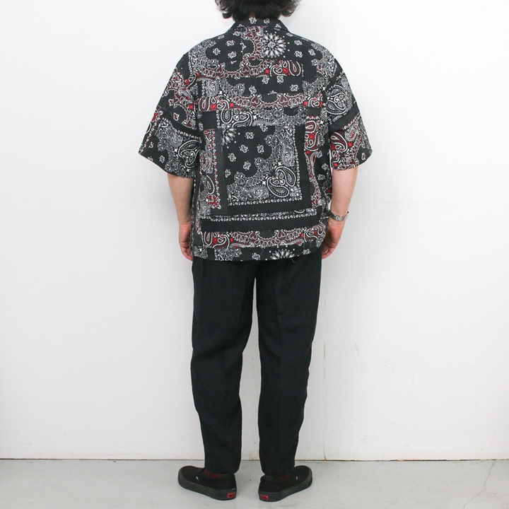 redad  made in USA Bandana Remake Shirt Black