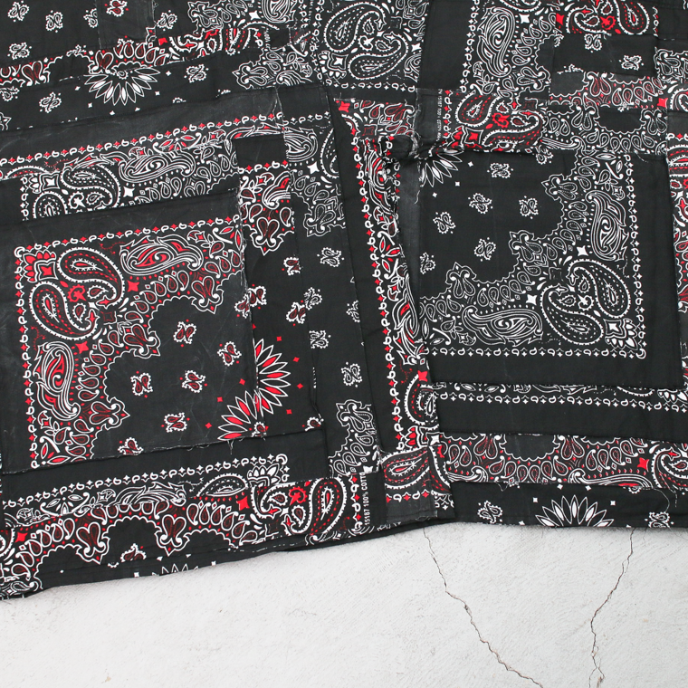 redad  made in USA Bandana Remake Shirt Black