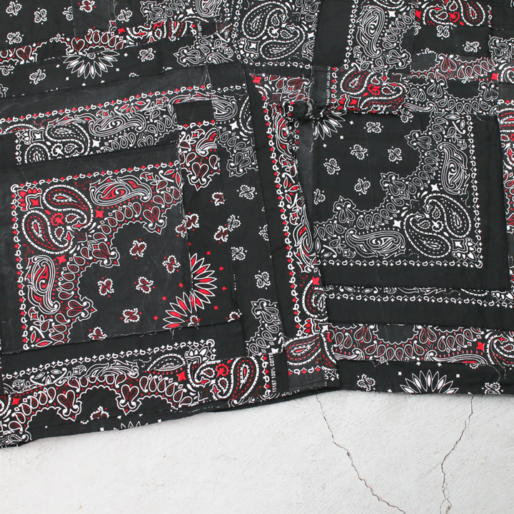 redad  made in USA Bandana Remake Shirt Black