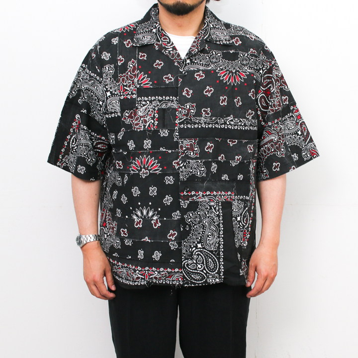 redad  made in USA Bandana Remake Shirt Black