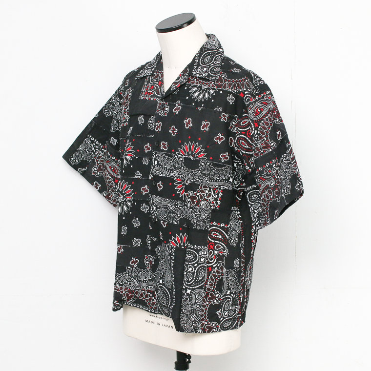 redad  made in USA Bandana Remake Shirt Black