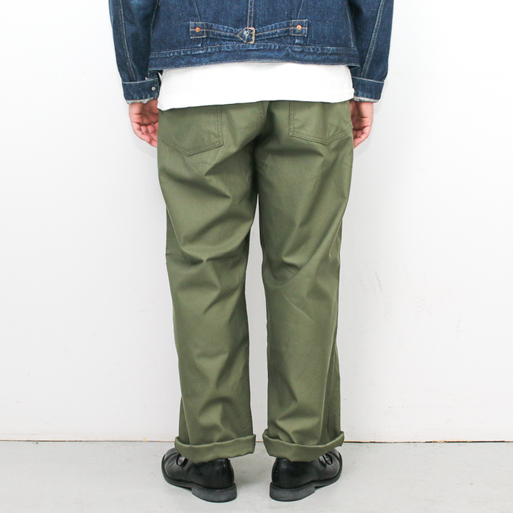 FOB factory エフオービーファクトリー F0540 BAKER PANTS TYPE2 Olive