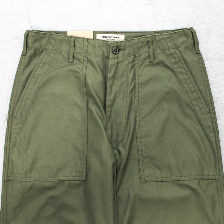 FOB factory エフオービーファクトリー F0540 BAKER PANTS TYPE2 Olive