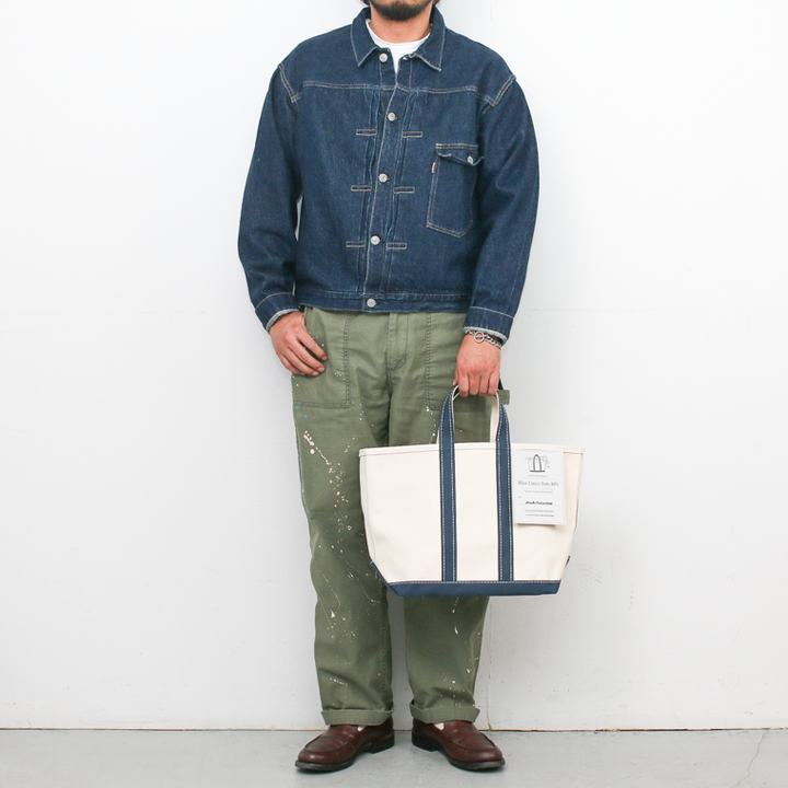 BARKOUTSIDERS  BLUE LINES TOTE 80&