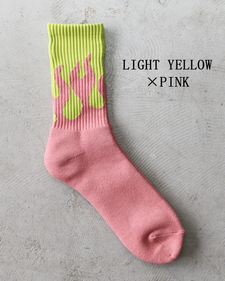 TONNY SOCKS トニーソックス 靴下 ファイヤーパターン