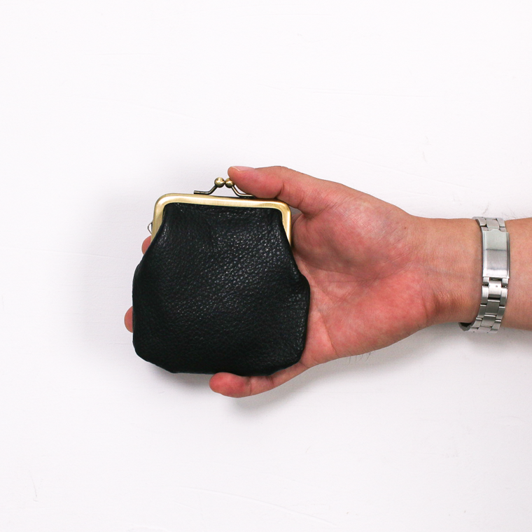 Mr.OLDMAN  Deer Leather Clasp Purse Wallet  Produced in Mount Akagi
