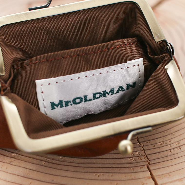 Mr.OLDMAN  Deer Leather Clasp Purse Wallet  Produced in Mount Akagi