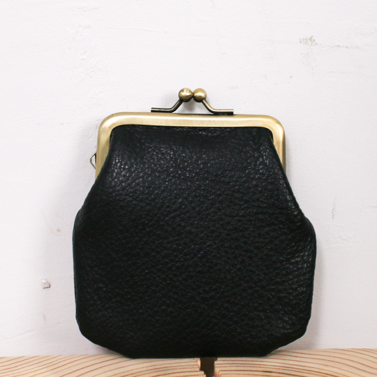 Mr.OLDMAN  Deer Leather Clasp Purse Wallet  Produced in Mount Akagi