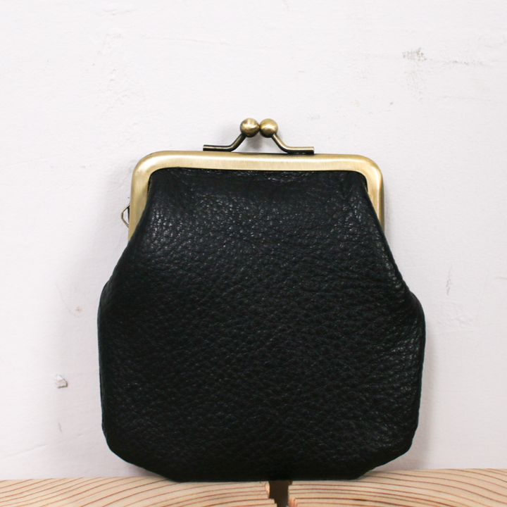 Mr.OLDMAN  Deer Leather Clasp Purse Wallet  Produced in Mount Akagi