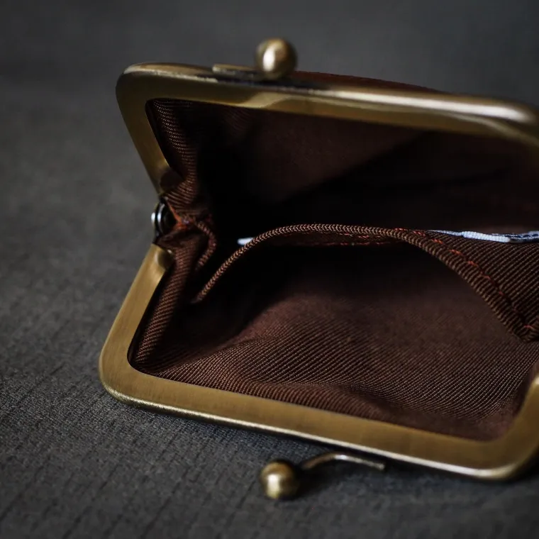 Mr.OLDMAN  Deer Leather Clasp Purse Wallet  Produced in Mount Akagi