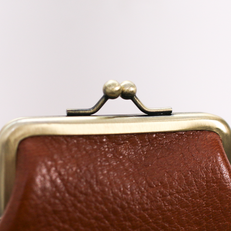 Mr.OLDMAN  Deer Leather Clasp Purse Wallet  Produced in Mount Akagi