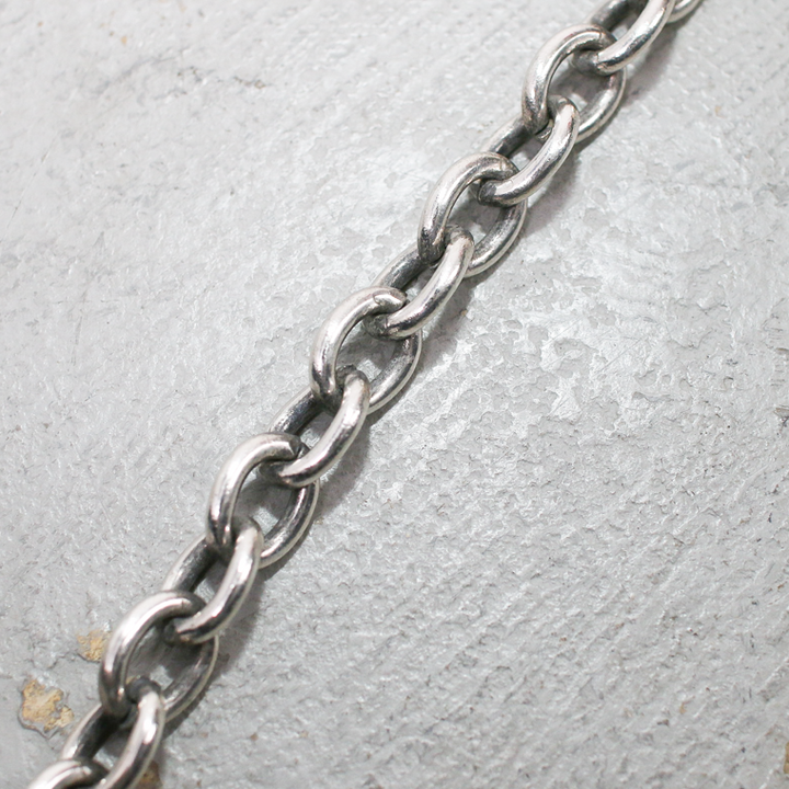 INCEPTION インセプション F HOLE CARABINER WALLET CHAIN 真鍮 シルバー加工