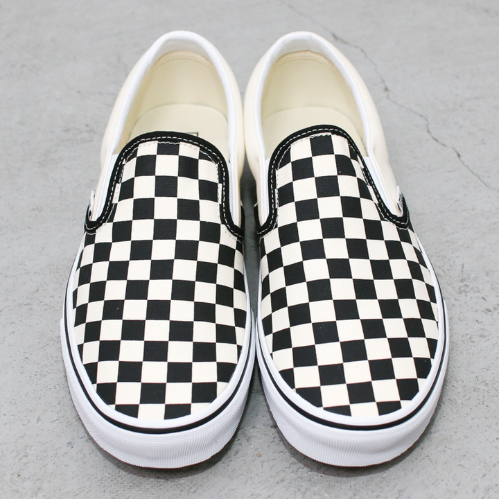 VANS  ヴァンズ  Classic Slip-On VN000EYEBWW チェッカー