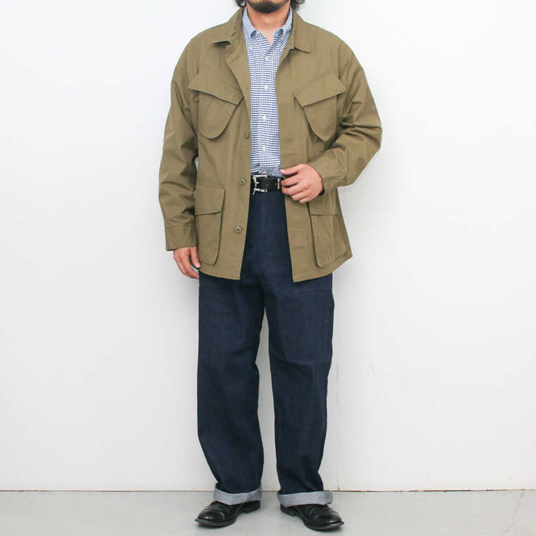FOB factory エフオービーファクトリー F0541 DENIM BAKER PANTS