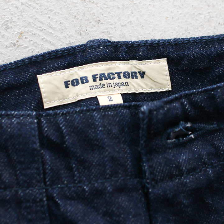 FOB factory エフオービーファクトリー F0541 DENIM BAKER PANTS