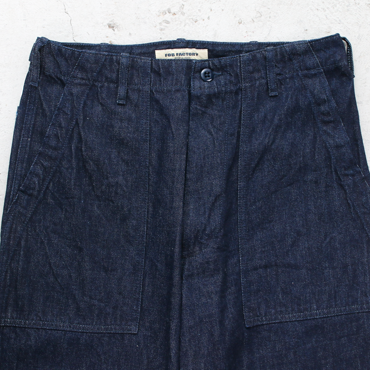 FOB factory エフオービーファクトリー F0541 DENIM BAKER PANTS