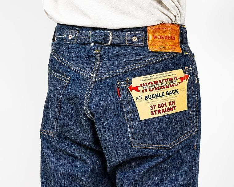 ワーカーズ WORKERS 37 801XH, Buckle Back