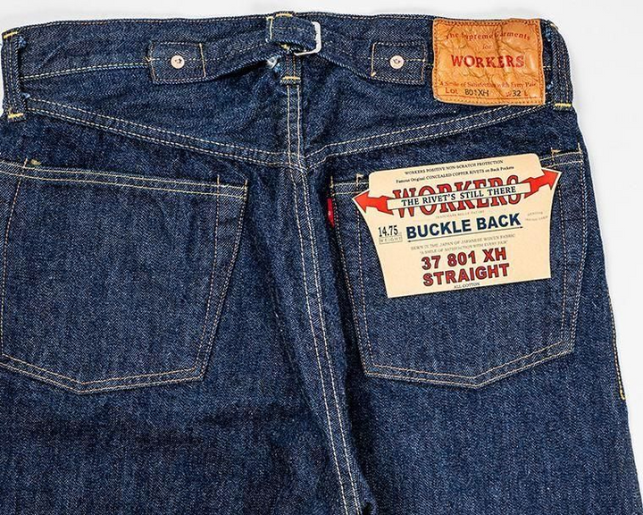 ワーカーズ WORKERS 37 801XH, Buckle Back