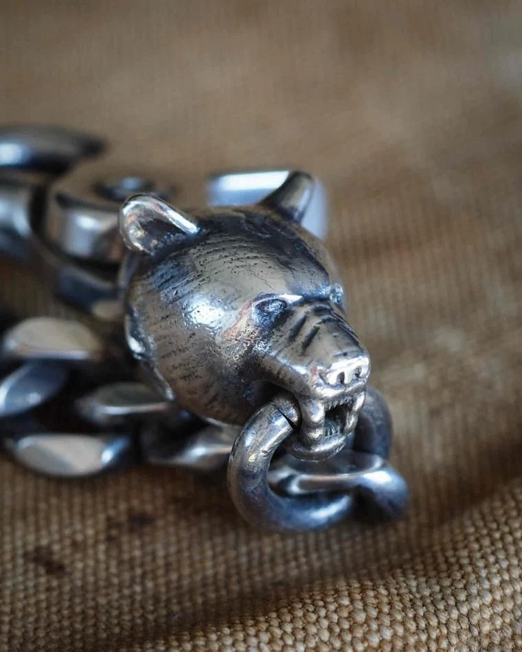 Mr.OLDMAN ミスターオールドマン Bear Head Wallet Chain