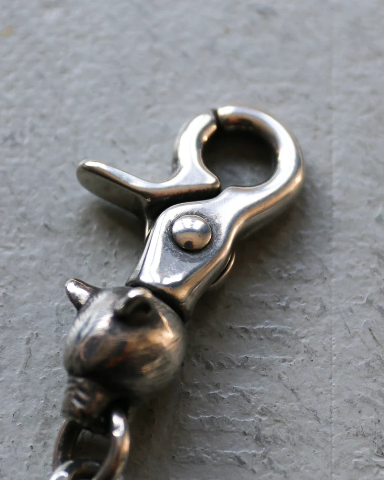 Mr.OLDMAN ミスターオールドマン Bear Head Snap Hook Long