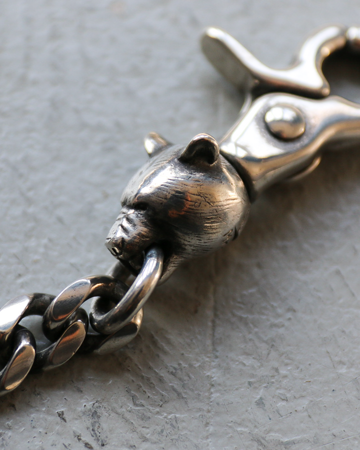 Mr.OLDMAN ミスターオールドマン Bear Head Snap Hook Long