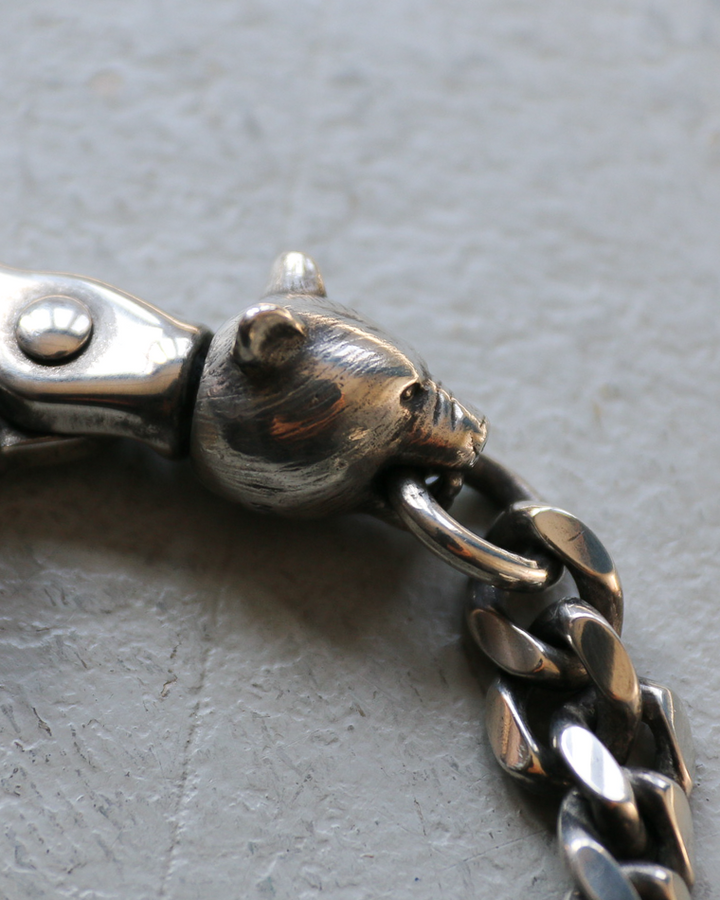Mr.OLDMAN ミスターオールドマン Bear Head Snap Hook Long