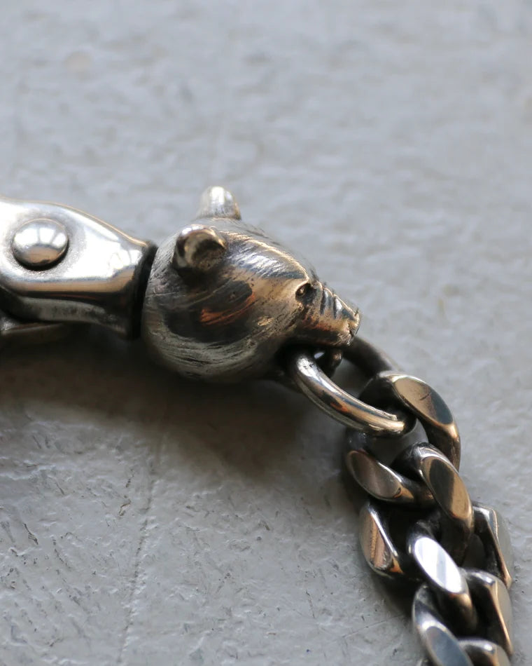Mr.OLDMAN ミスターオールドマン Bear Head Snap Hook Long