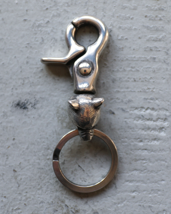 Mr.OLDMAN ミスターオールドマン Bear Head Snap Hook