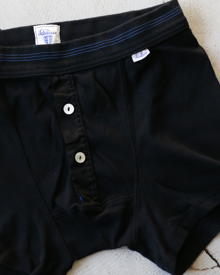 SCHIESSER REVIVAL シーサーリバイバル KARL-HEINZ Shorts ブラック