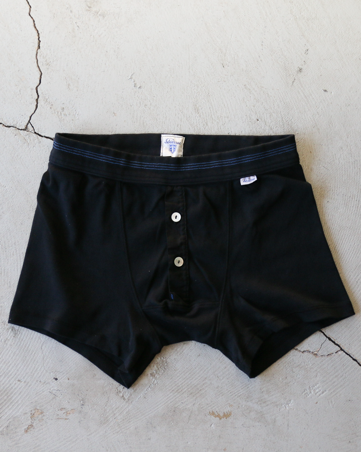 SCHIESSER REVIVAL シーサーリバイバル KARL-HEINZ Shorts ブラック