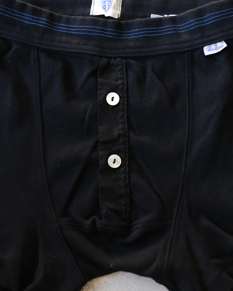 SCHIESSER REVIVAL シーサーリバイバル KARL-HEINZ Shorts ブラック