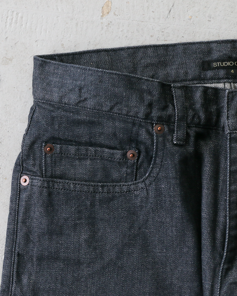 STUDIO ORIBE スタジオオリベ RIDE ON LOOSE DENIM Grey