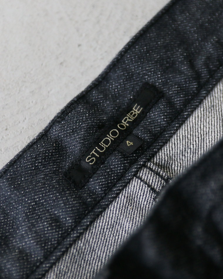 STUDIO ORIBE スタジオオリベ RIDE ON LOOSE DENIM Grey