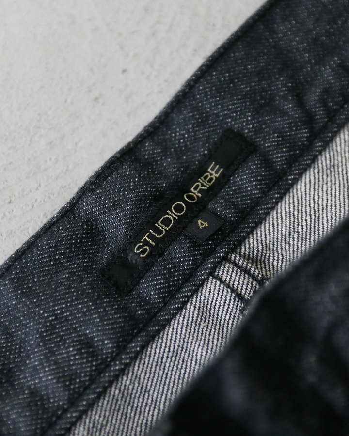 STUDIO ORIBE スタジオオリベ RIDE ON LOOSE DENIM Grey