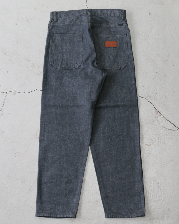 STUDIO ORIBE スタジオオリベ RIDE ON LOOSE DENIM Grey