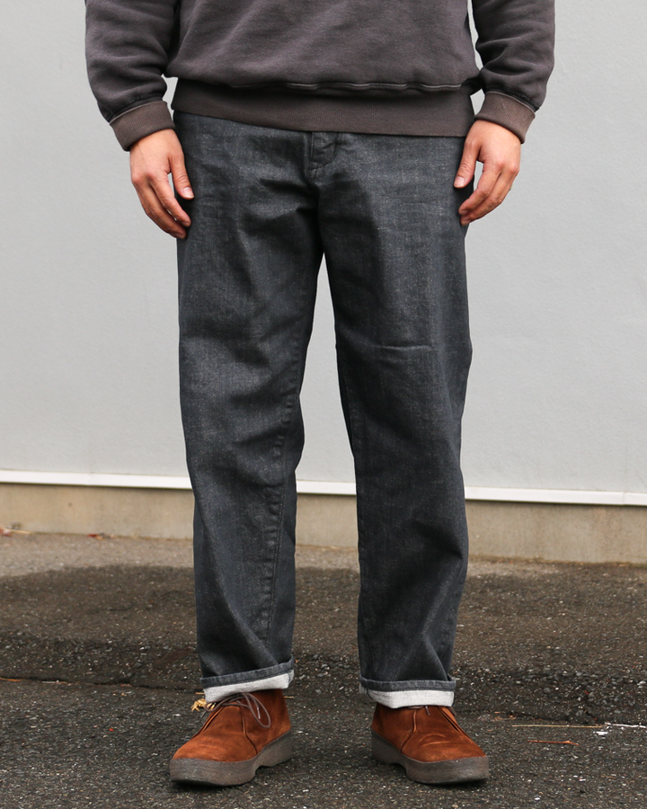 STUDIO ORIBE スタジオオリベ RIDE ON LOOSE DENIM Grey