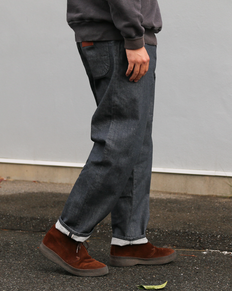 STUDIO ORIBE スタジオオリベ RIDE ON LOOSE DENIM Grey