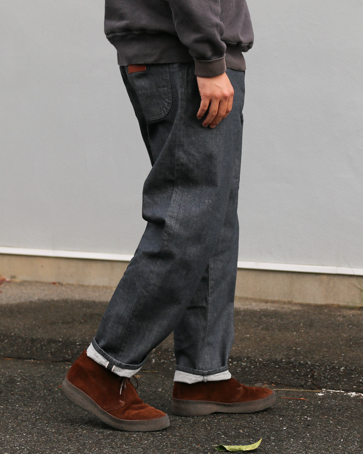 STUDIO ORIBE スタジオオリベ RIDE ON LOOSE DENIM Grey