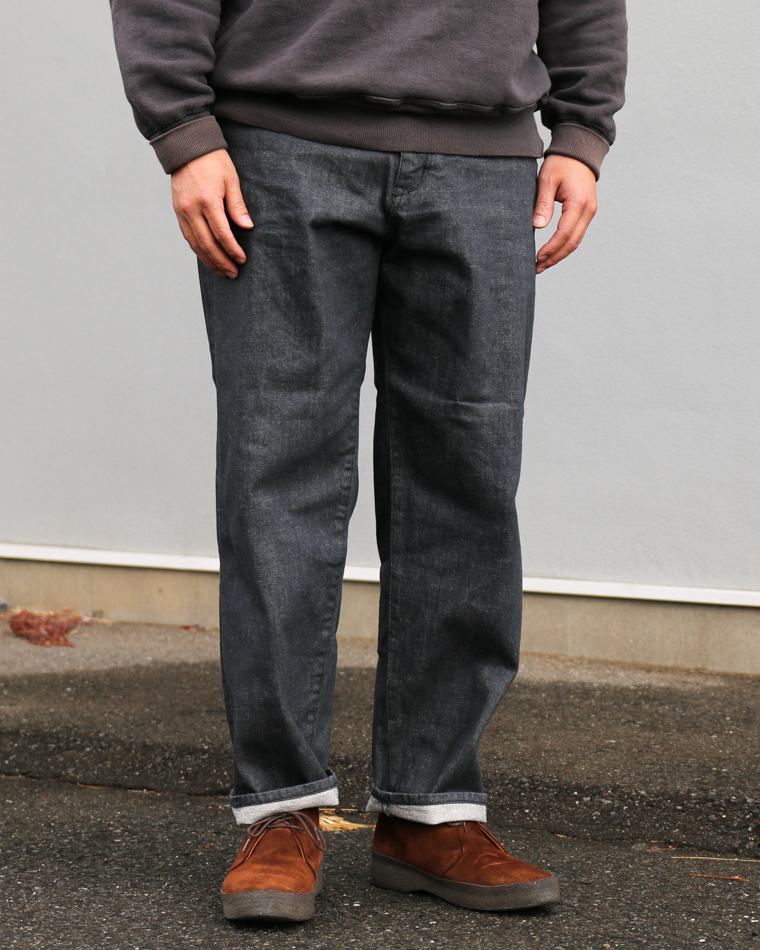 STUDIO ORIBE スタジオオリベ RIDE ON LOOSE DENIM Grey