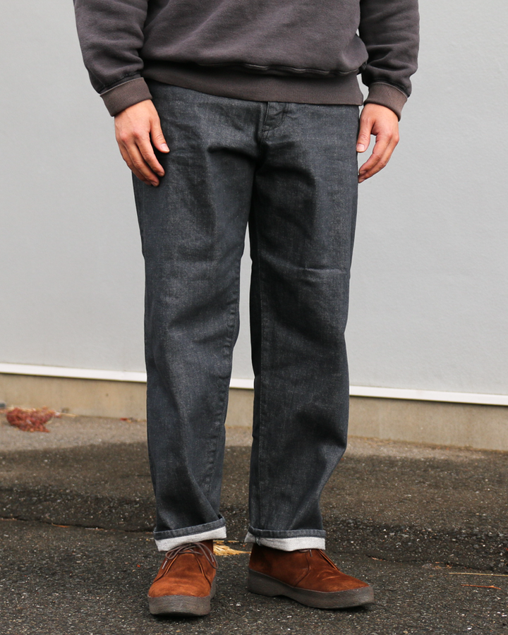 STUDIO ORIBE スタジオオリベ RIDE ON LOOSE DENIM Grey