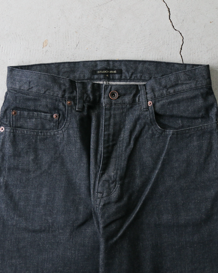 STUDIO ORIBE スタジオオリベ RIDE ON LOOSE DENIM Grey