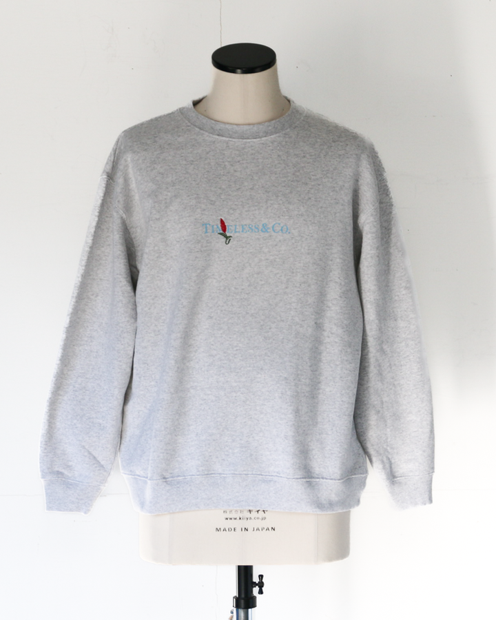 melple メイプル Timeless Crewneck Sweat Ash Grey