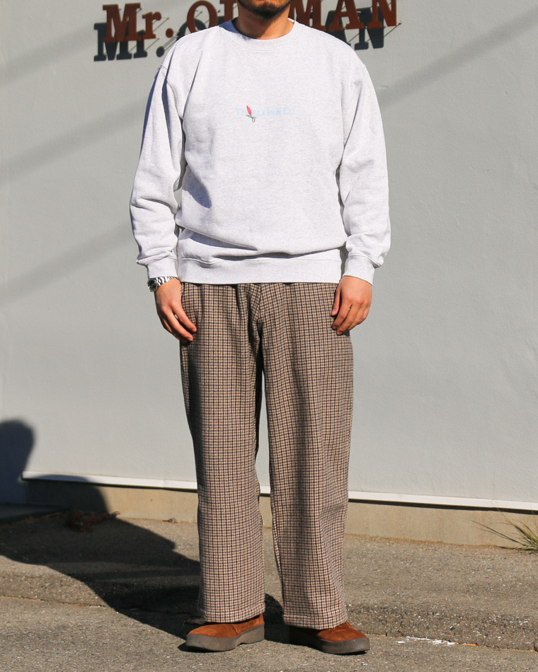 melple メイプル Timeless Crewneck Sweat Ash Grey