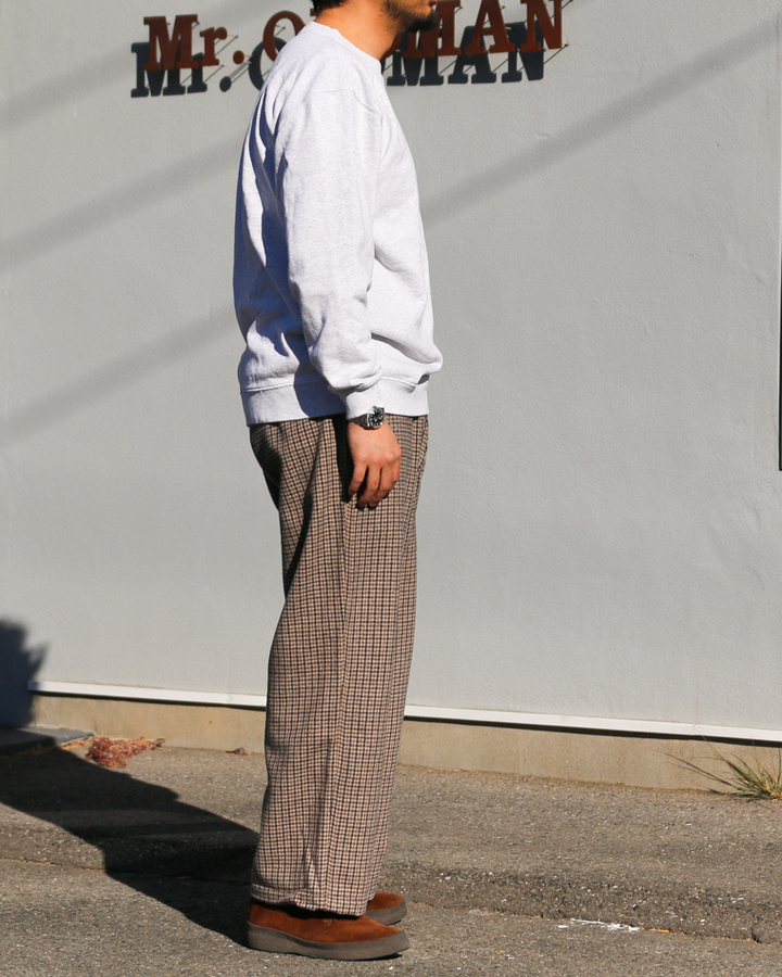 melple メイプル Timeless Crewneck Sweat Ash Grey