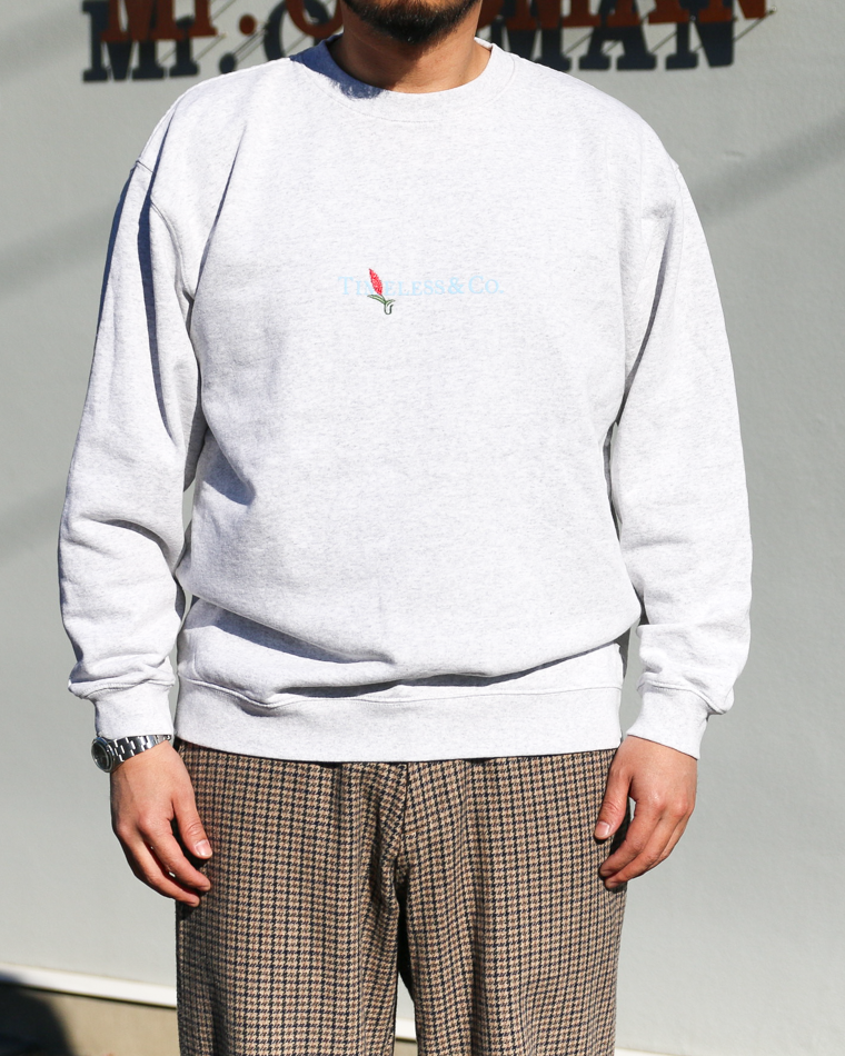 melple メイプル Timeless Crewneck Sweat Ash Grey