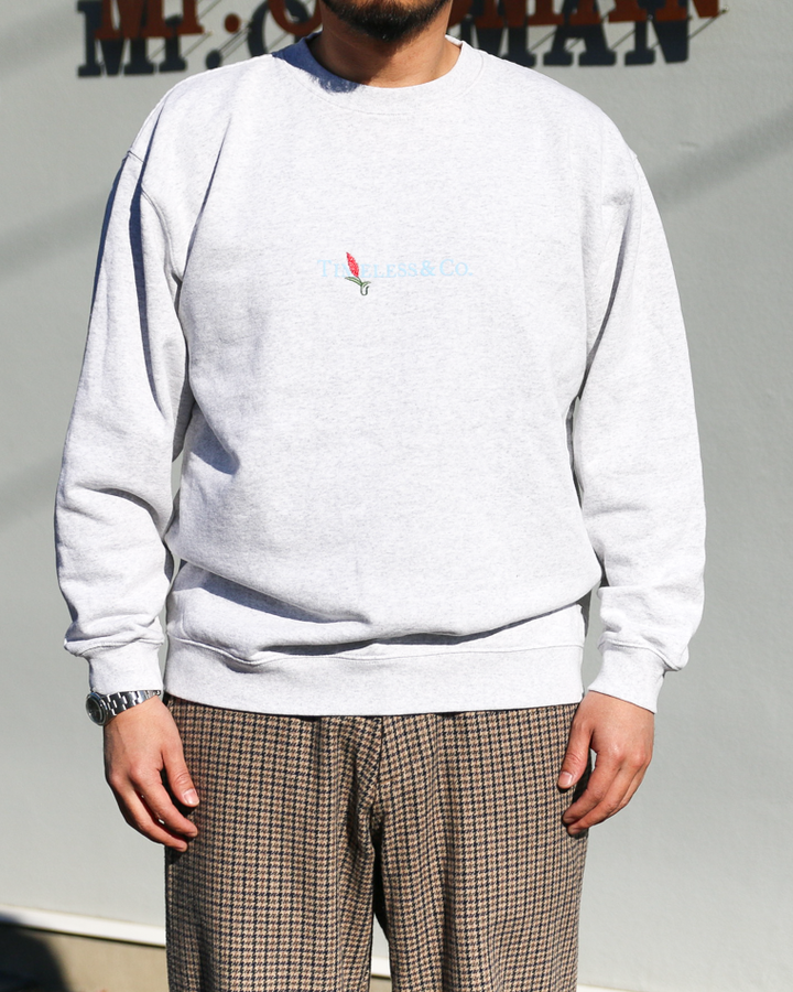 melple メイプル Timeless Crewneck Sweat Ash Grey