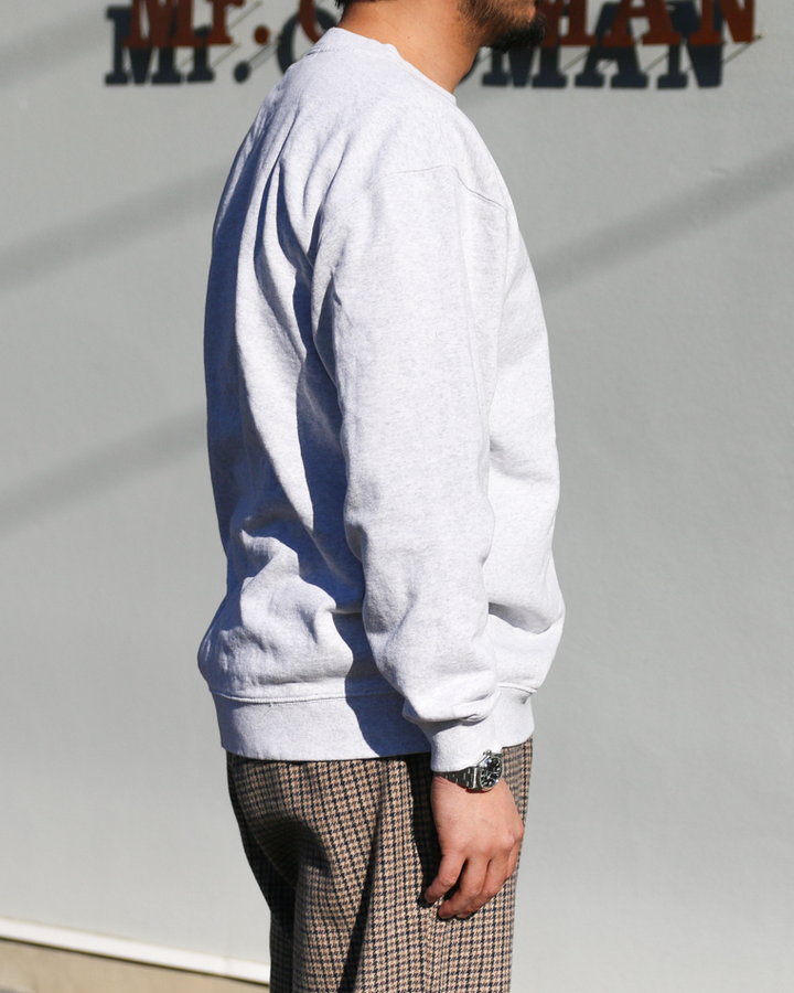 melple メイプル Timeless Crewneck Sweat Ash Grey